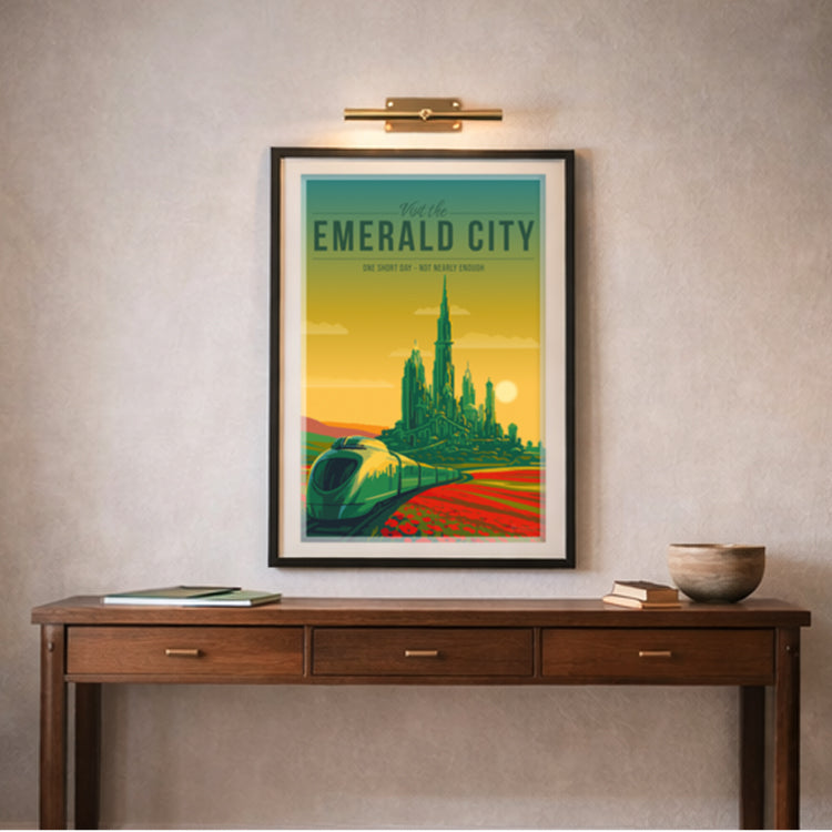 Emerald City Travel Poster