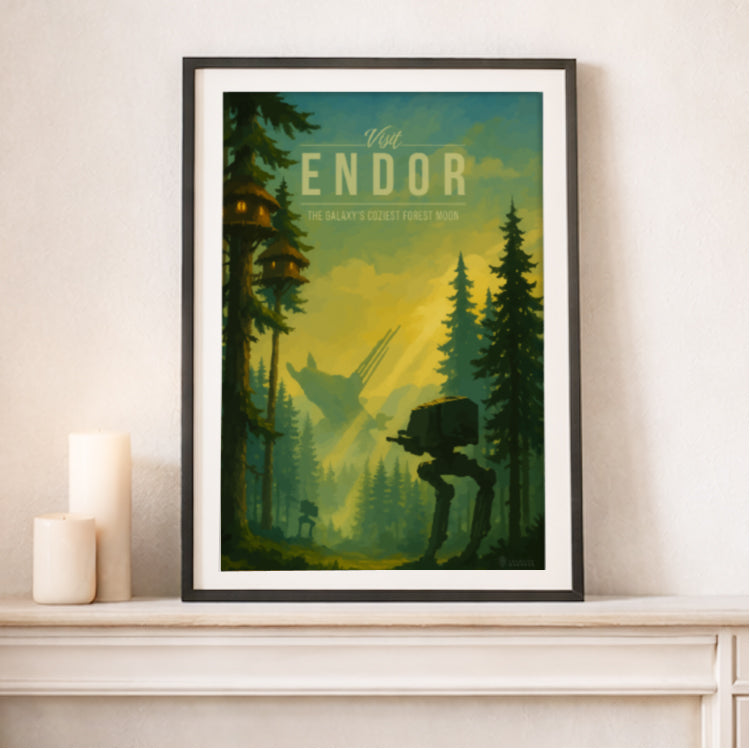 Endor Travel Poster