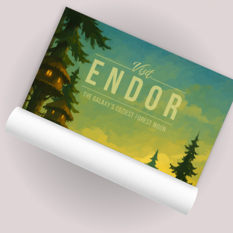 Endor Travel Poster