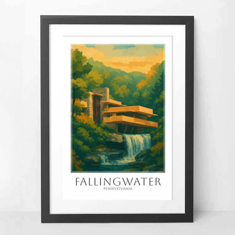 fallingwater-framed