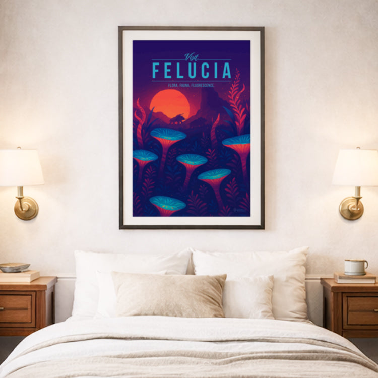Felucia Travel Poster