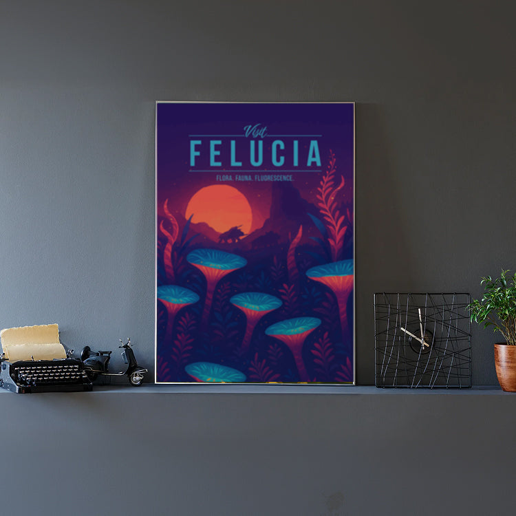 Felucia Travel Poster