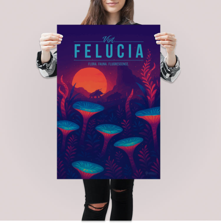 Felucia Travel Poster