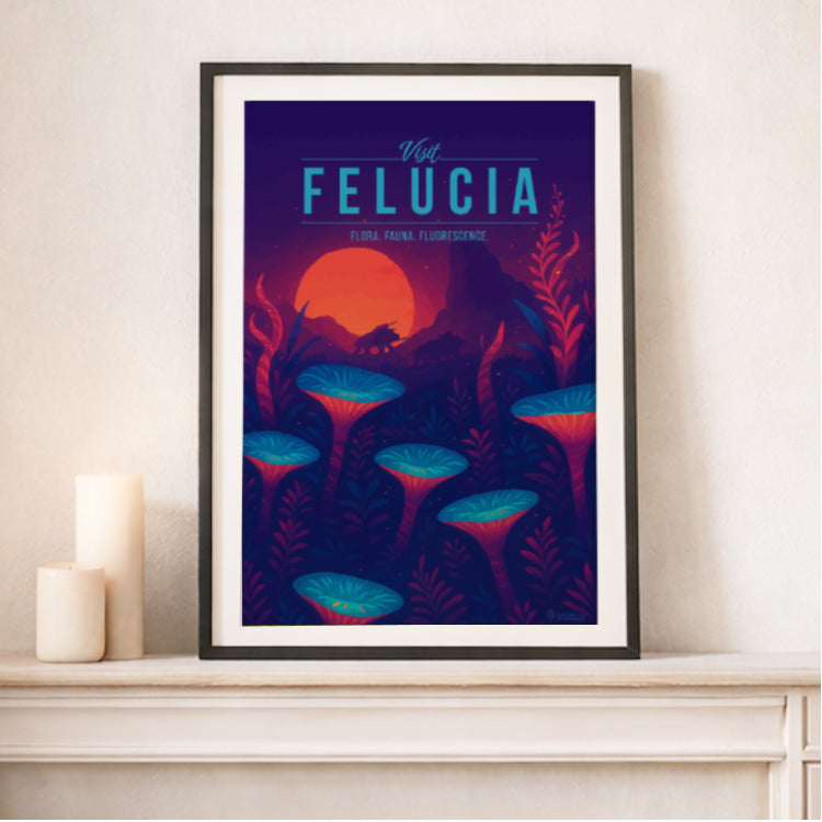 Felucia Travel Poster