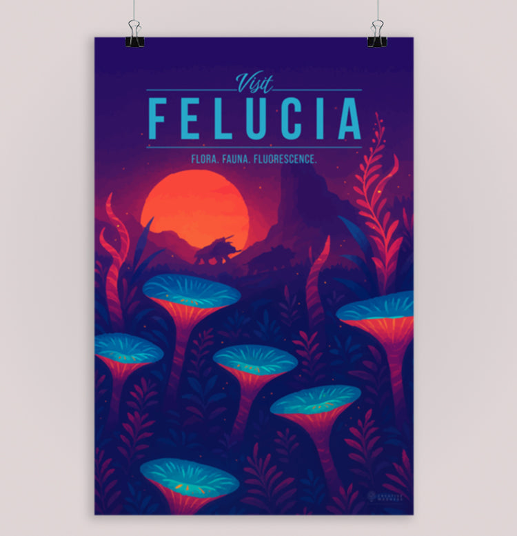 Felucia Travel Poster