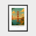 golden-gate-bridge-gray-bg-framed