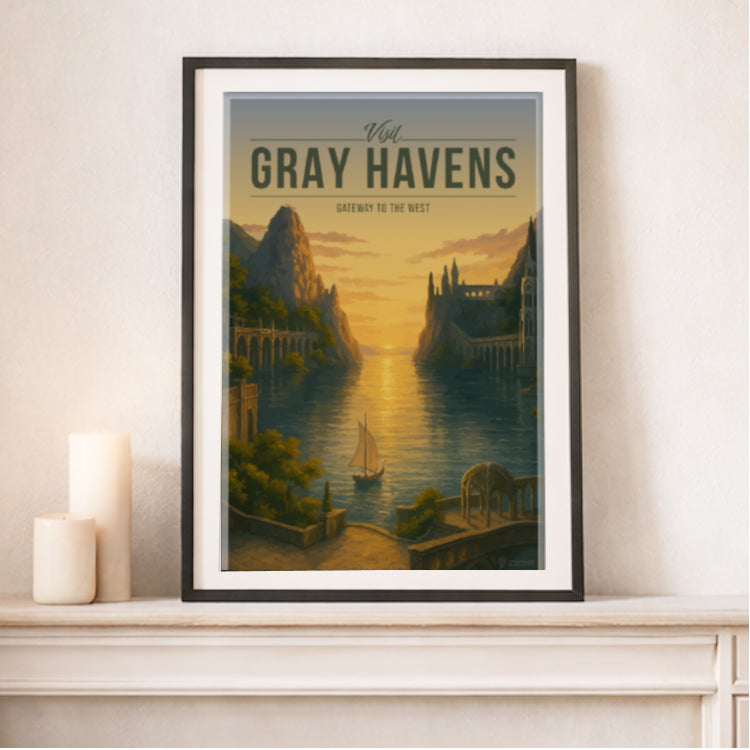 Gray Havens Travel Poster