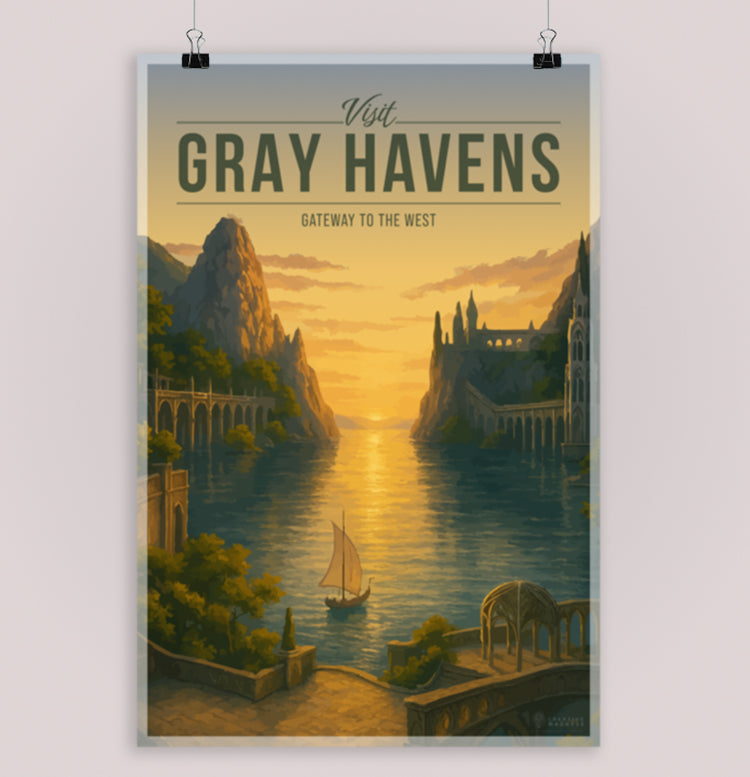 Gray Havens Travel Poster