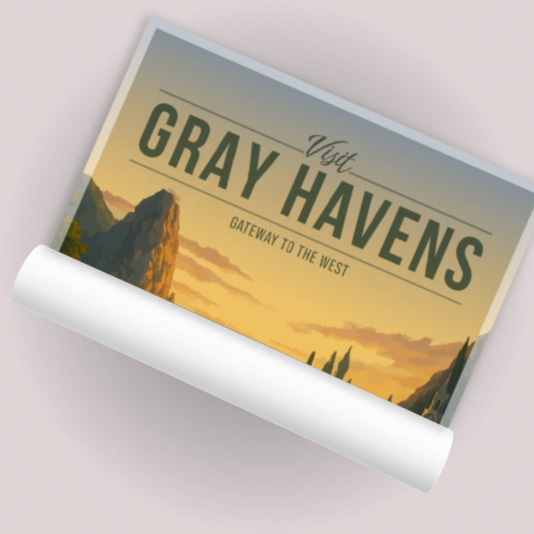 Gray Havens Travel Poster