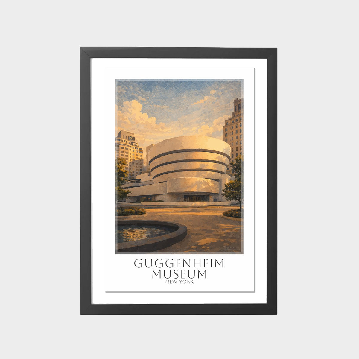 guggenhiem-museum-gray-bg-framed