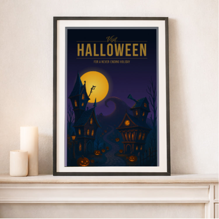 halloween-mantle