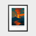 hawaii-volcanoes-gray-bg-framed