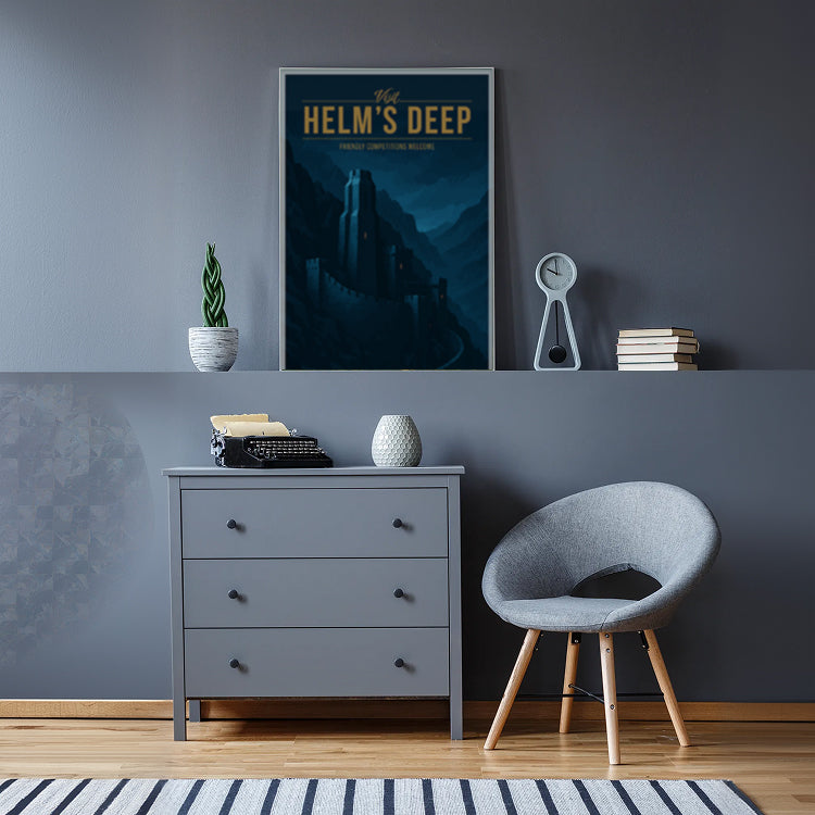 Helm's Deep Travel Poster
