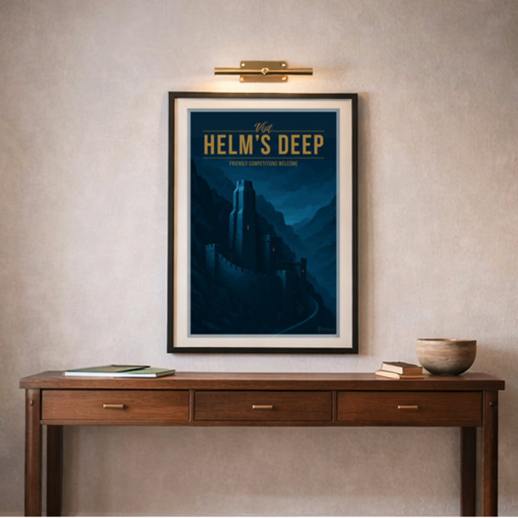 Helm's Deep Travel Poster