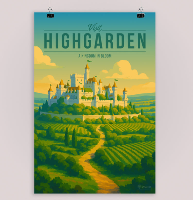 Highgarden Travel Poster
