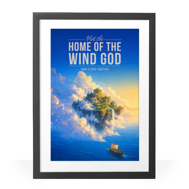 home-of-the-wind-god-framed