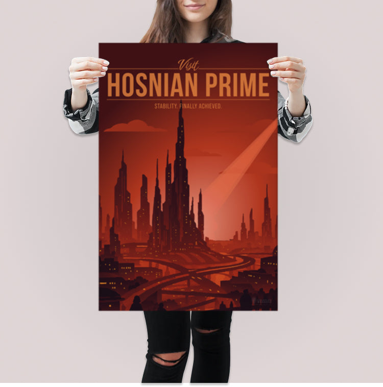 Hosnian Prime Travel Poster