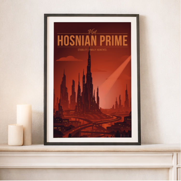 Hosnian Prime Travel Poster