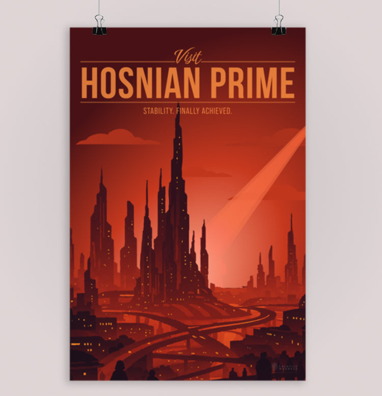 Hosnian Prime Travel Poster