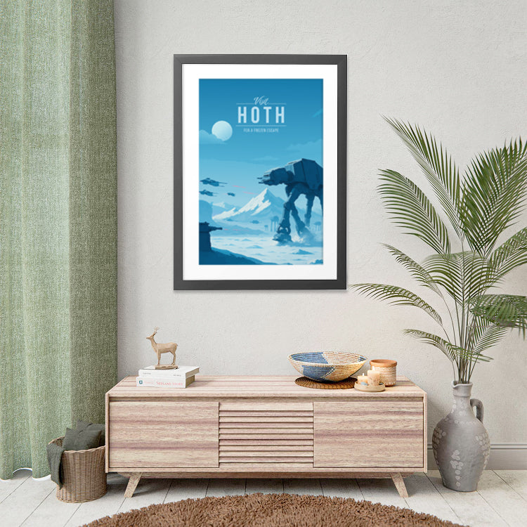 Hoth Travel Poster