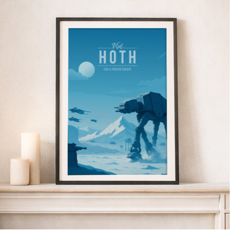 Hoth Travel Poster
