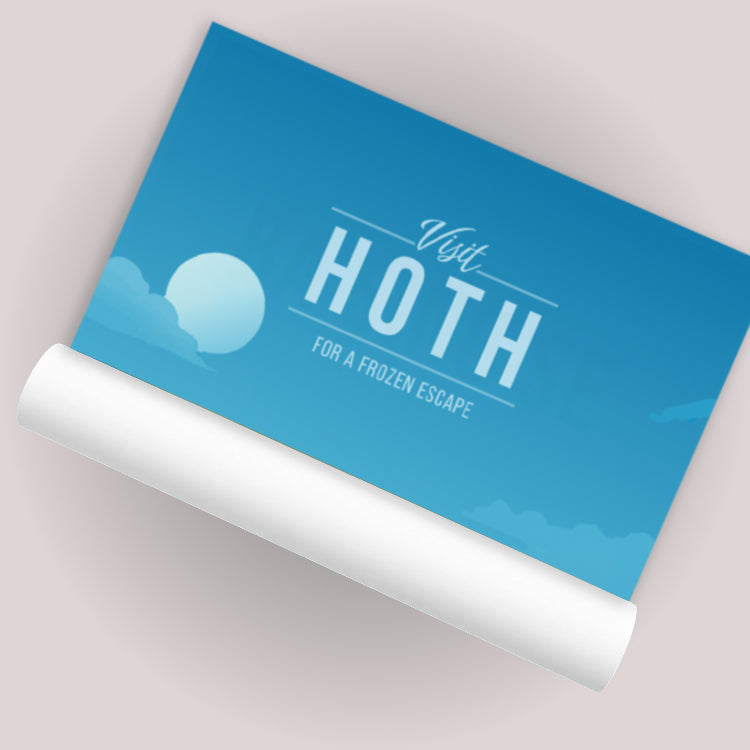 Hoth Travel Poster
