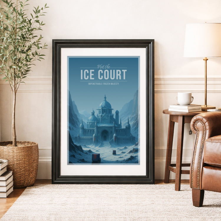 Ice Court Travel Poster