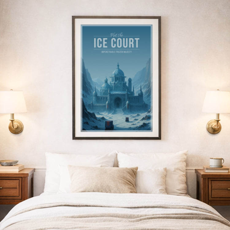 Ice Court Travel Poster