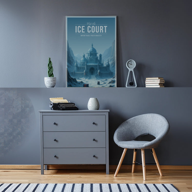 Ice Court Travel Poster