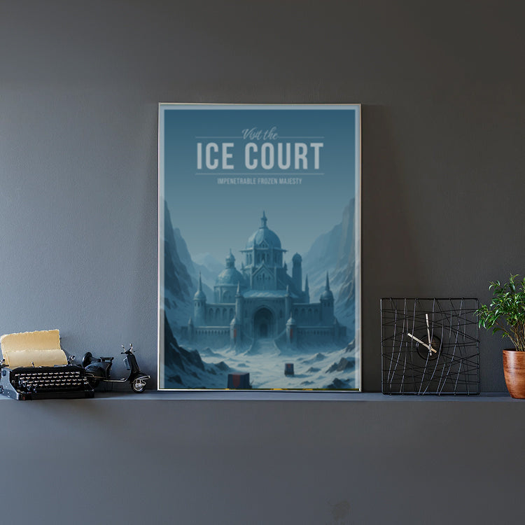 Ice Court Travel Poster