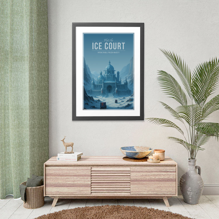 Ice Court Travel Poster