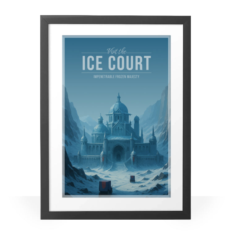 Ice Court Travel Poster