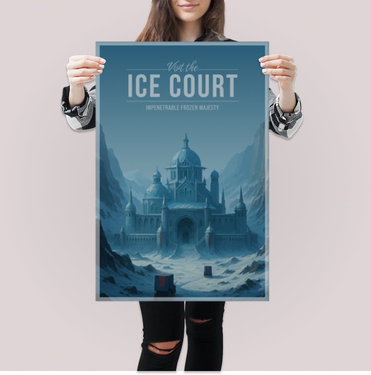Ice Court Travel Poster