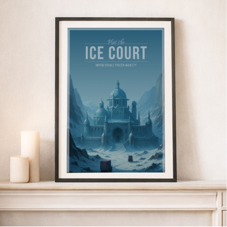 Ice Court Travel Poster