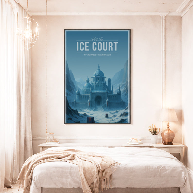 Ice Court Travel Poster