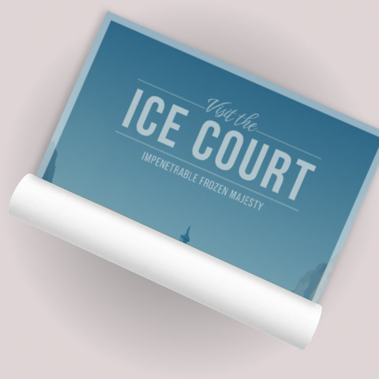 Ice Court Travel Poster