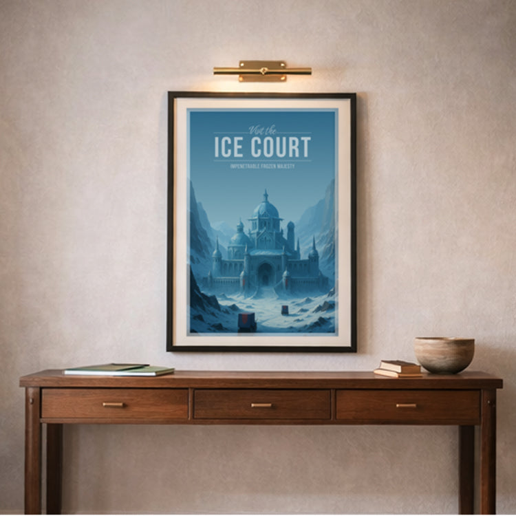 Ice Court Travel Poster