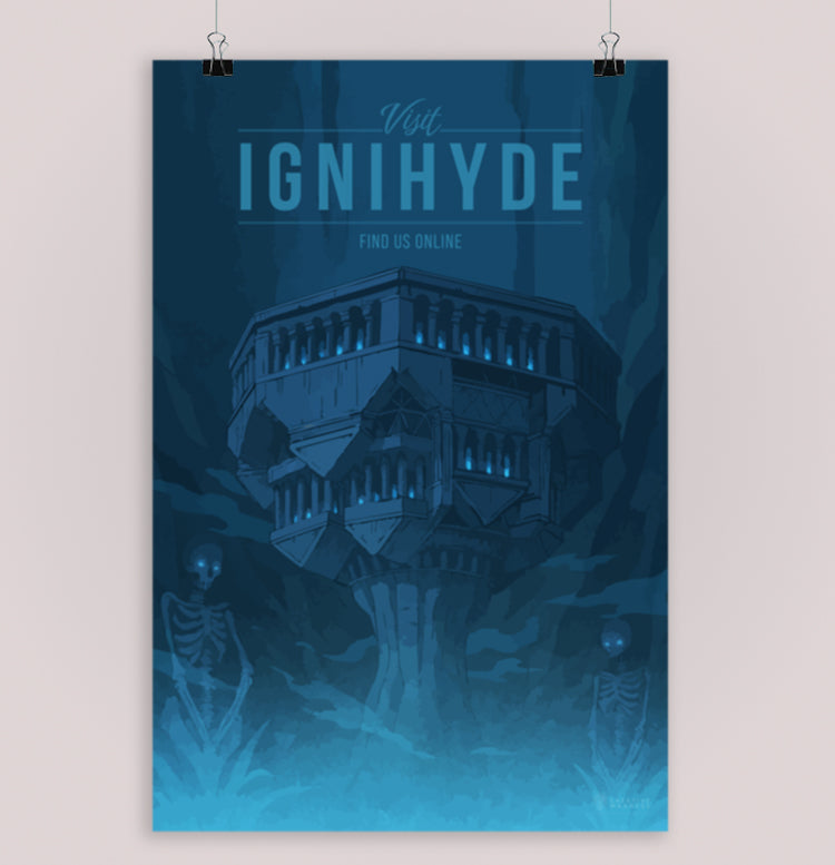 Ignihyde Travel Poster
