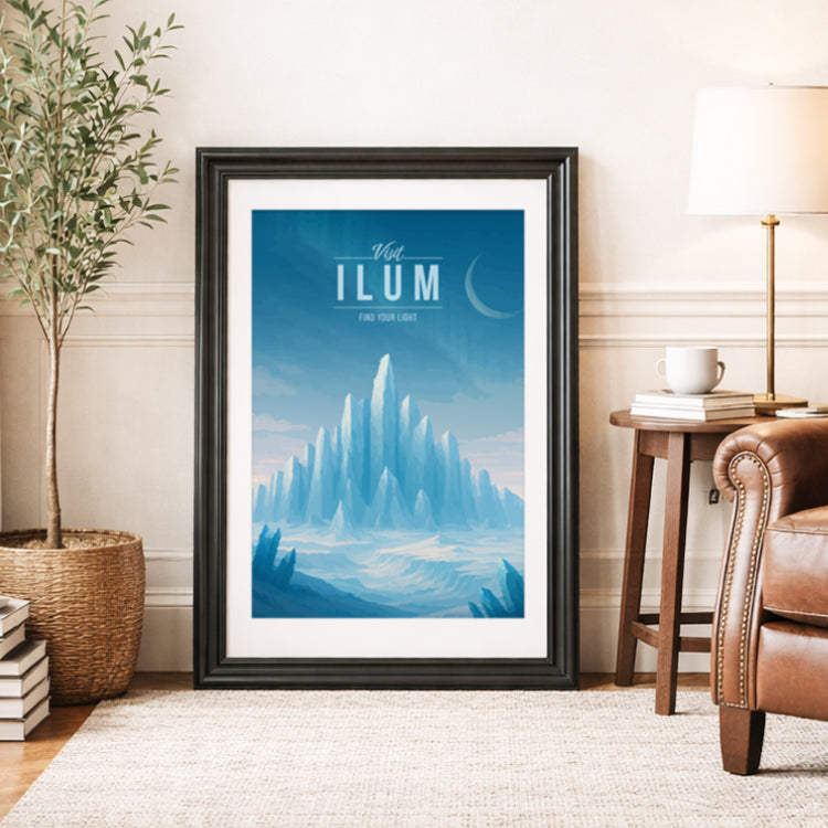 Ilum Travel Poster