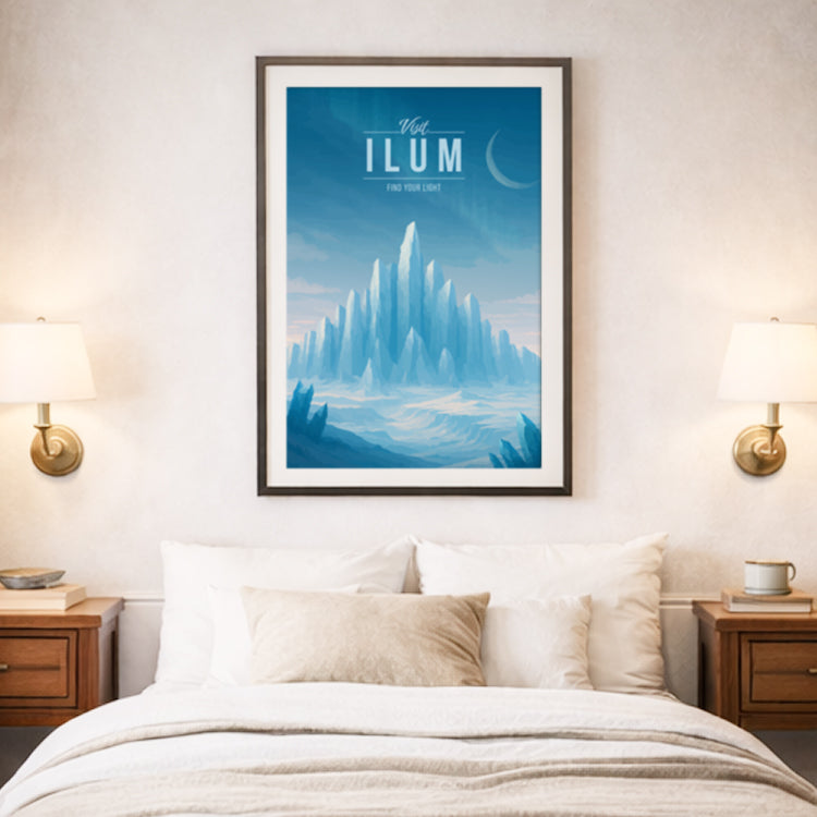 Ilum Travel Poster