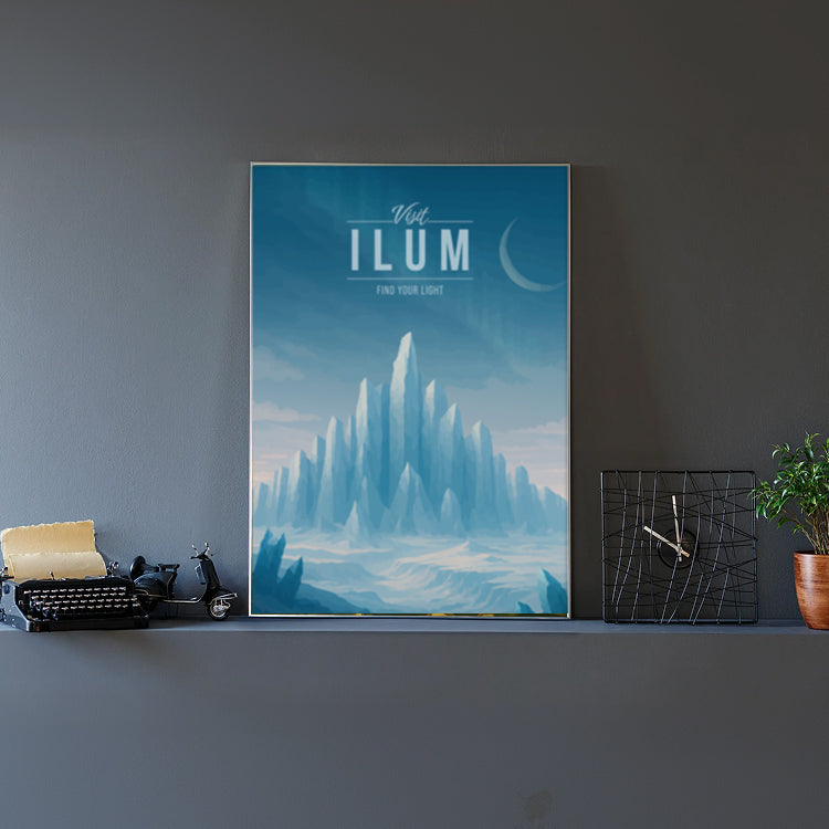 Ilum Travel Poster