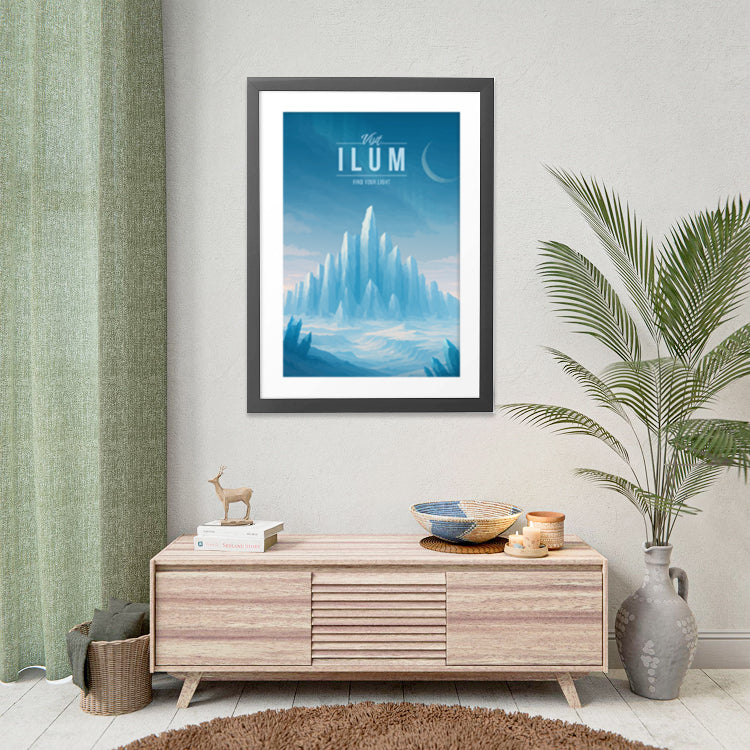 Ilum Travel Poster