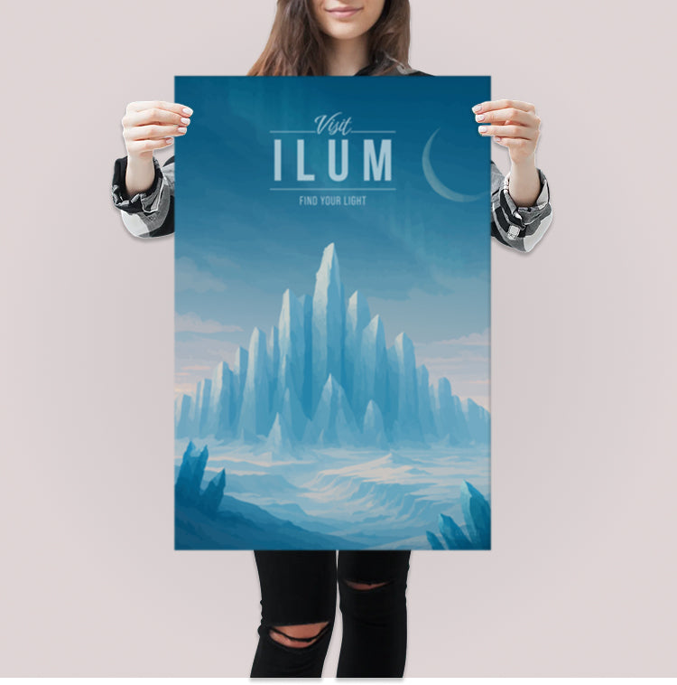 Ilum Travel Poster
