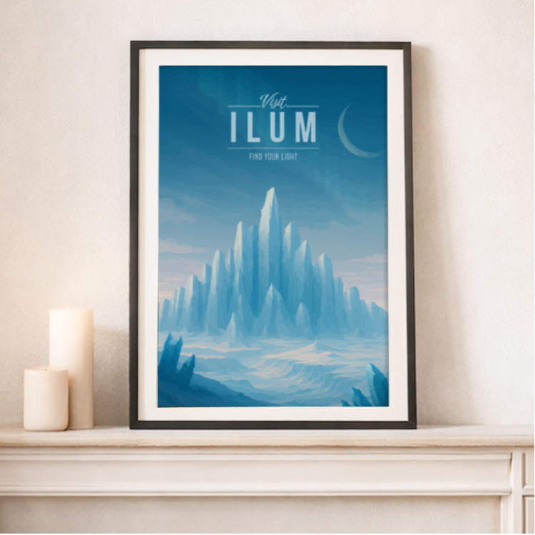 Ilum Travel Poster
