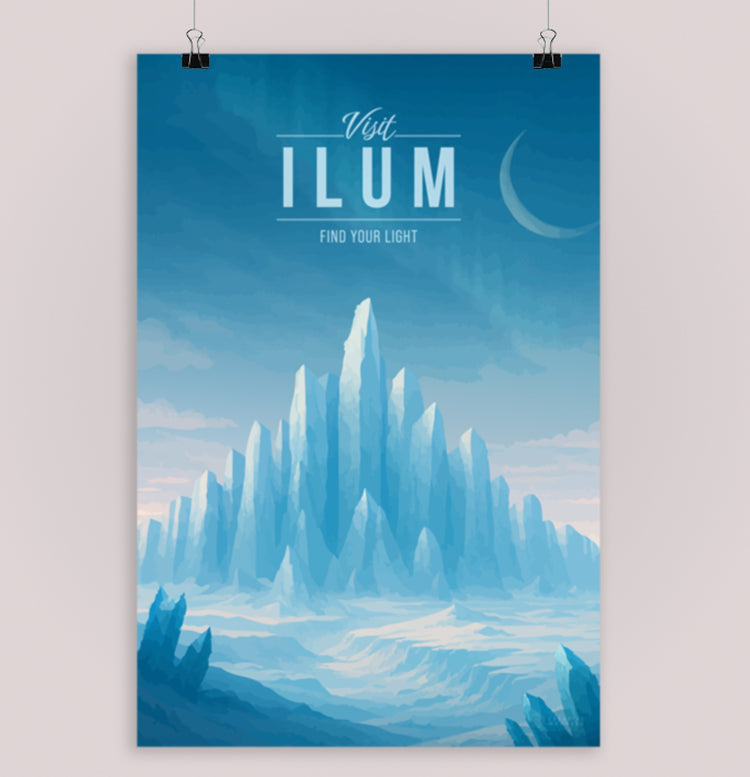 Ilum Travel Poster