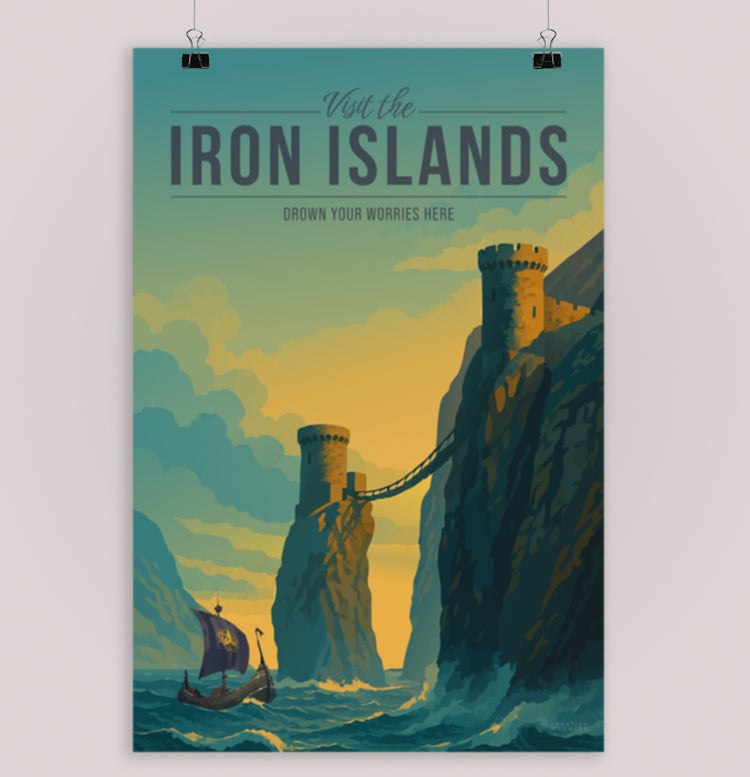 Iron Islands Travel Poster