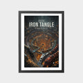 iron-tangle-gray-bg-framed