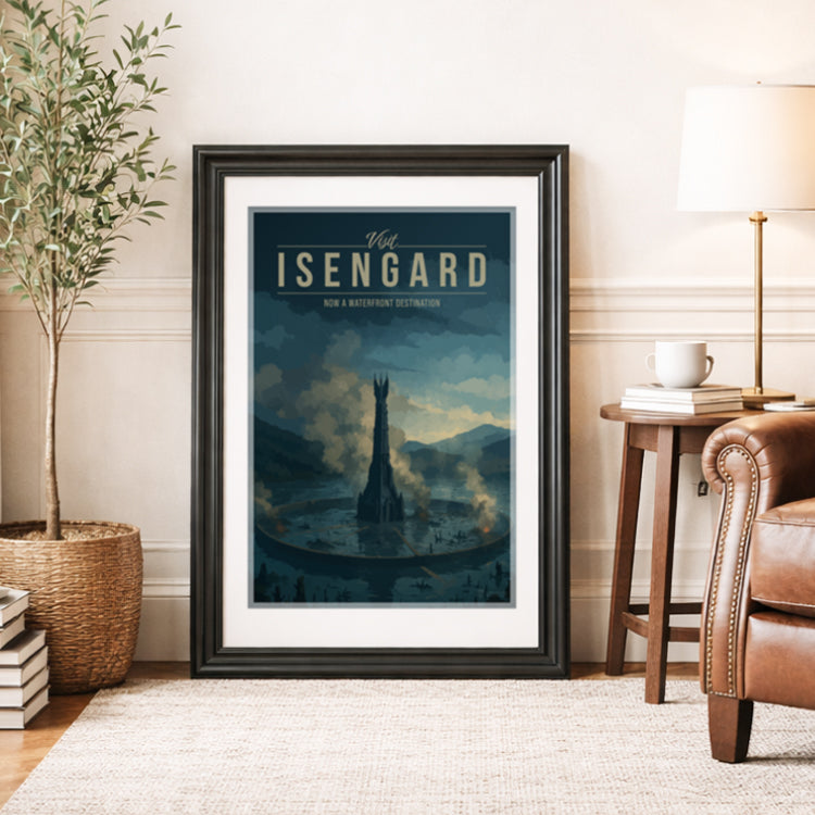 Isengard Travel Poster