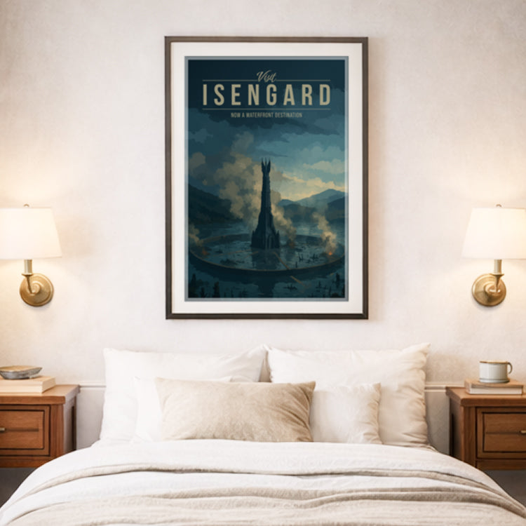 Isengard Travel Poster