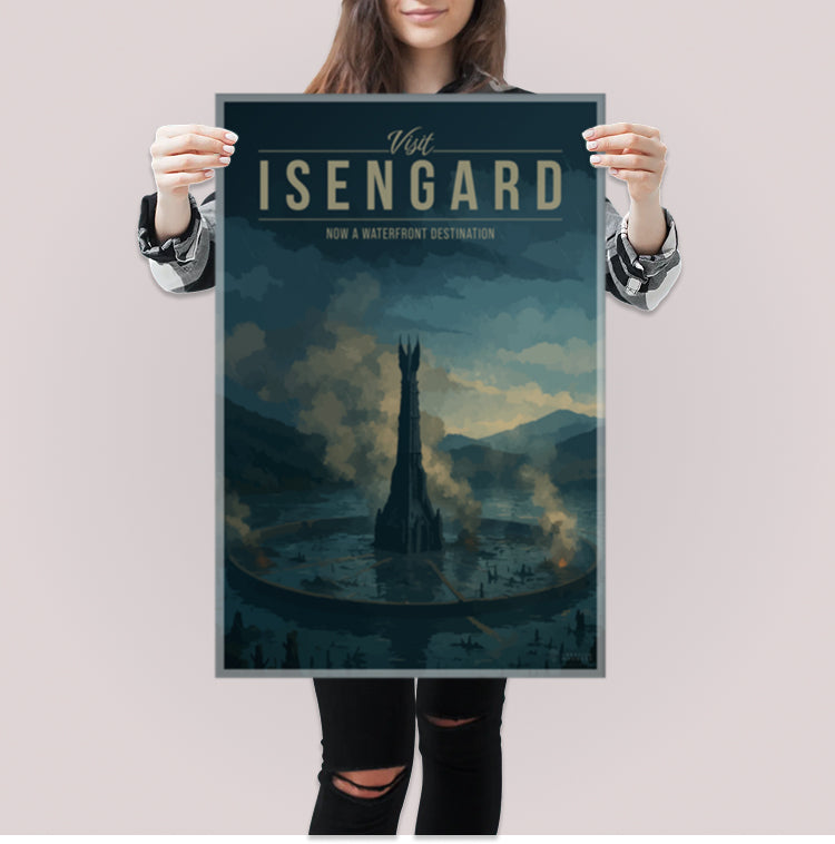 Isengard Travel Poster